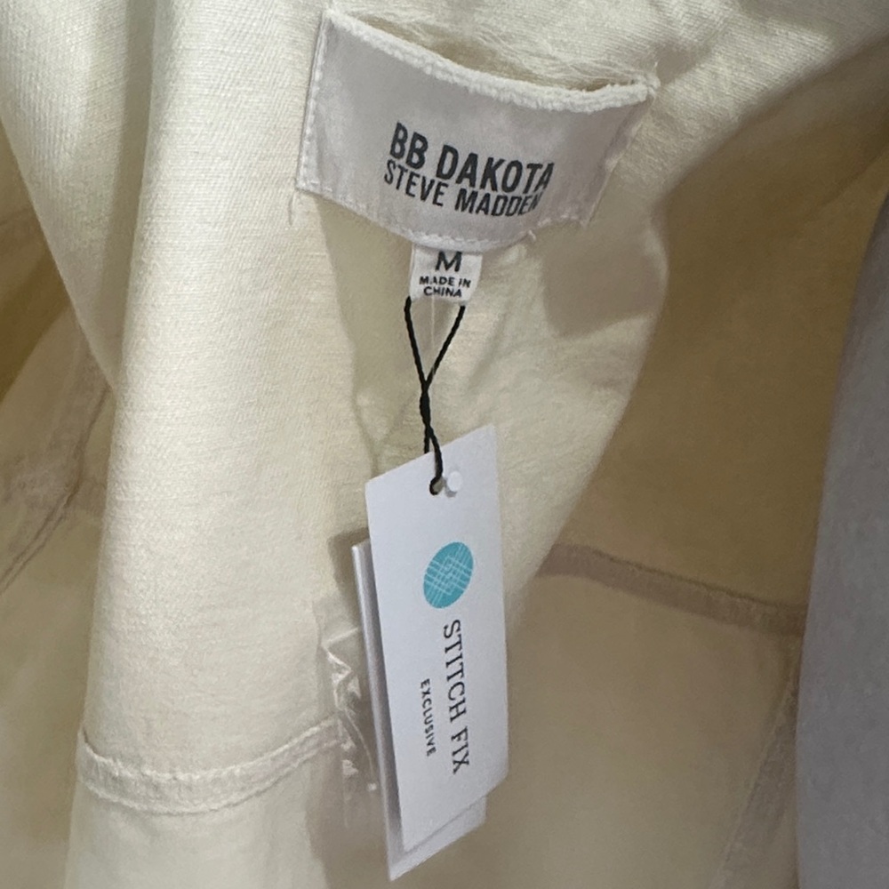 BB Dakota Cream Jean Jacket - Picture 7 of 13